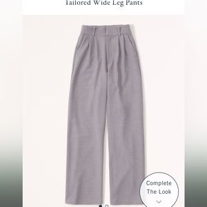Abercrombie Grey Tailored Pant